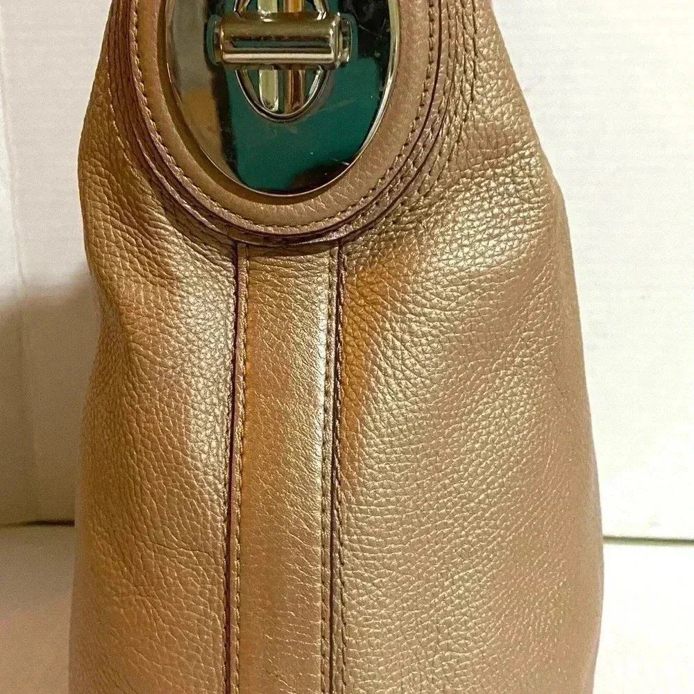 Coach metallic pink